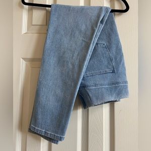 soft surroundings womens jeans medium elastic waist pullon flat front st…